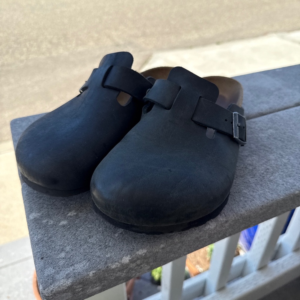 Boston clog Birkenstock 42 Matt black